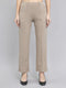 Women Beige Solid Regular Fit Jegging
