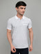 Men Off White Printed Collar Half Sleeve T-Shirt