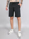 Men Black Solid Smart Fit Bermuda