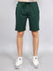 Men Green Plain Smart Fit Bermuda