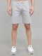 Men Grey Solid Slim Fit Bermuda