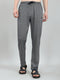 Men Navy Blue Stripe Regular Fit Lower