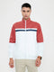 Men Rust Self Design Collar Full Sleeve Windcheater
