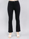 Women Black Light Wash Regular Fit Denim