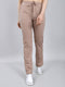 Women Beige Solid Regular Fit Lower