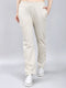 Women Beige Solid Regular Fit Lower