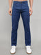Men Blue Solid Straight Fit Denim