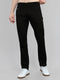 Men Black Light Wash Ankle Length Denim