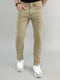 Men Green Light Wash Skinny Fit Denim