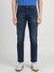 Men Blue Light Wash Straight Fit Denim