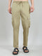 Men Beige Solid Regular Fit Lower