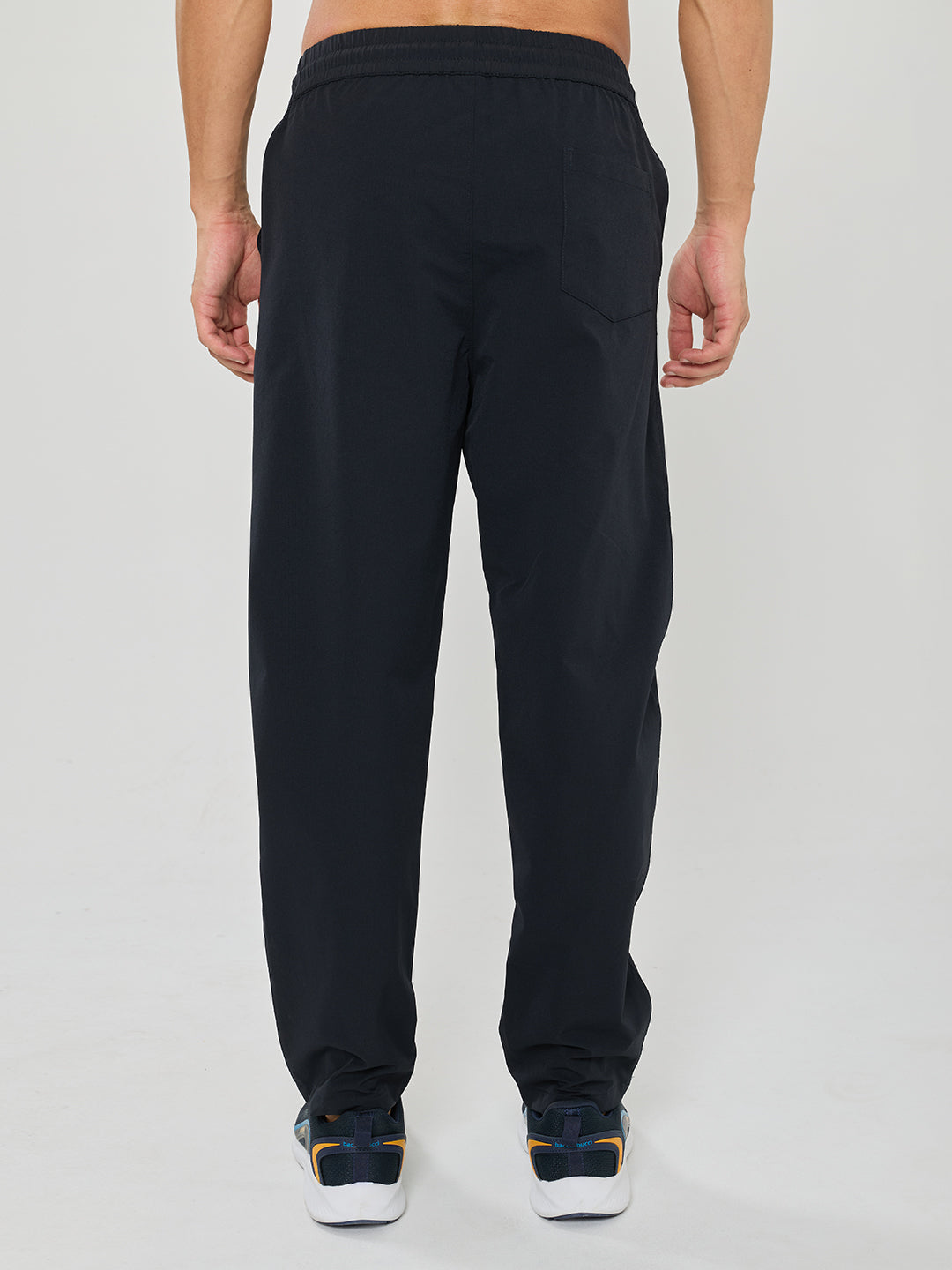 Men Navy Blue Solid Regular Fit Winter Lower
