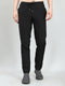 Men Black Solid Regular Fit Lower