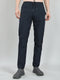 Men Navy Blue Solid Regular Fit Lower