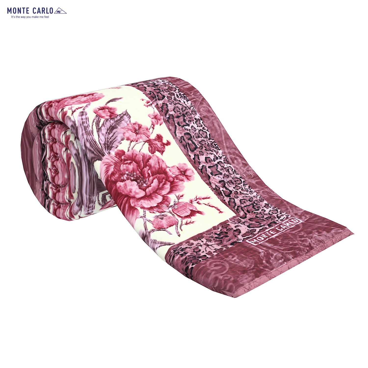 Printed Double Bed Blanket for Heavy Winter -2 Ply