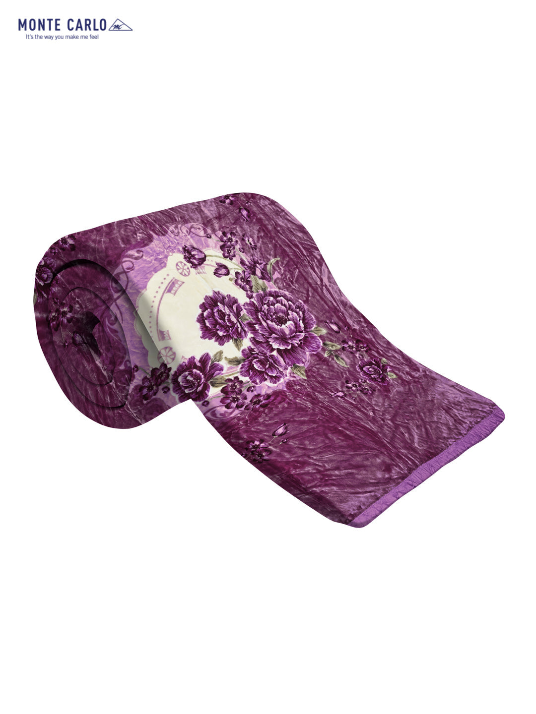 Printed Double Bed 947 GSM Blanket Angel Gold 1 Ply (Weight 5 kg)