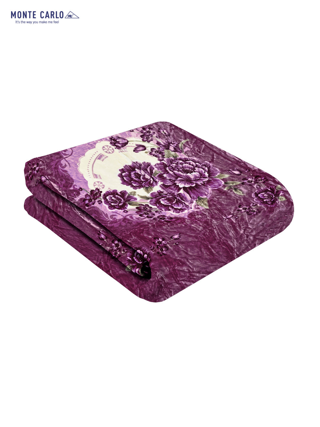 Printed Double Bed 947 GSM Blanket Angel Gold 1 Ply (Weight 5 kg)