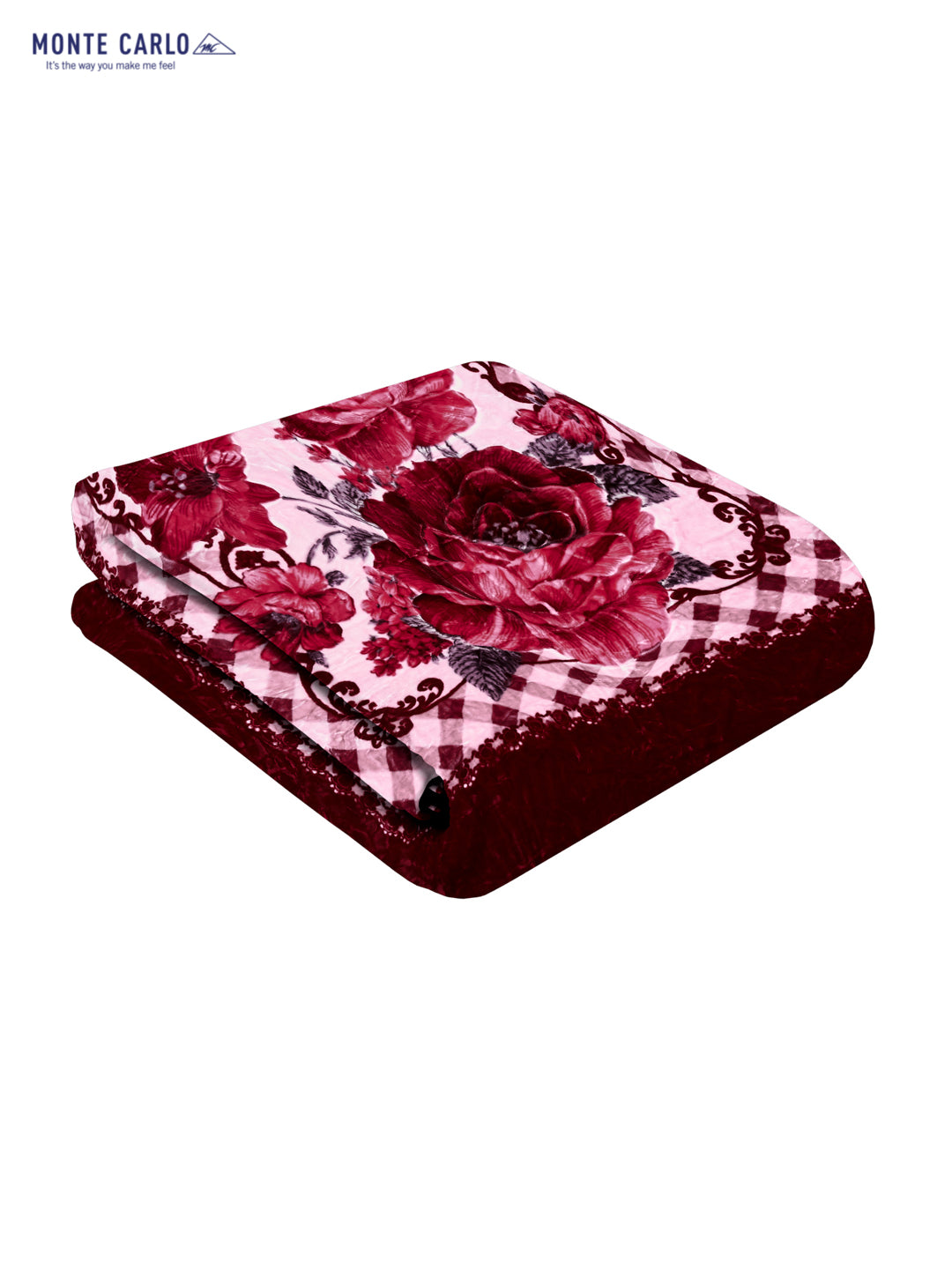 Printed Double Bed 947 GSM Blanket Angel Gold 1 Ply (Weight 5 kg)