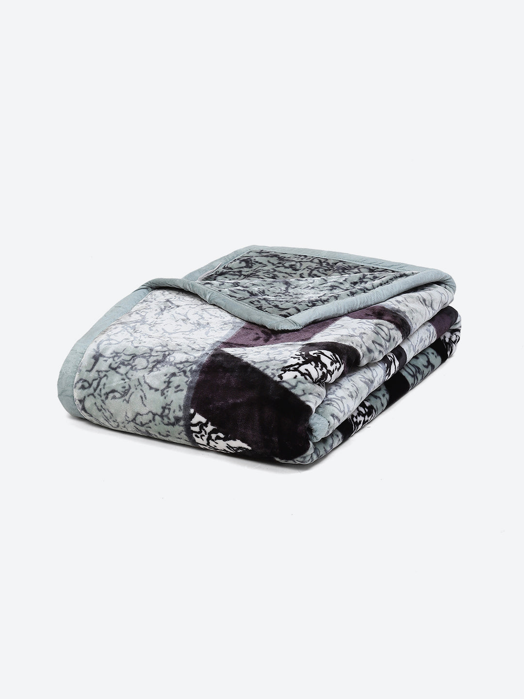 Printed Double Bed 1041 GSM Blanket Apricot 2 Ply (Weight 5.5 kg)