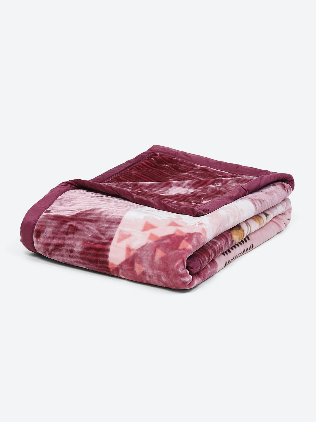 Printed Double Bed 795 GSM Blanket Austin 2 Ply (Weight 4.2 kg)