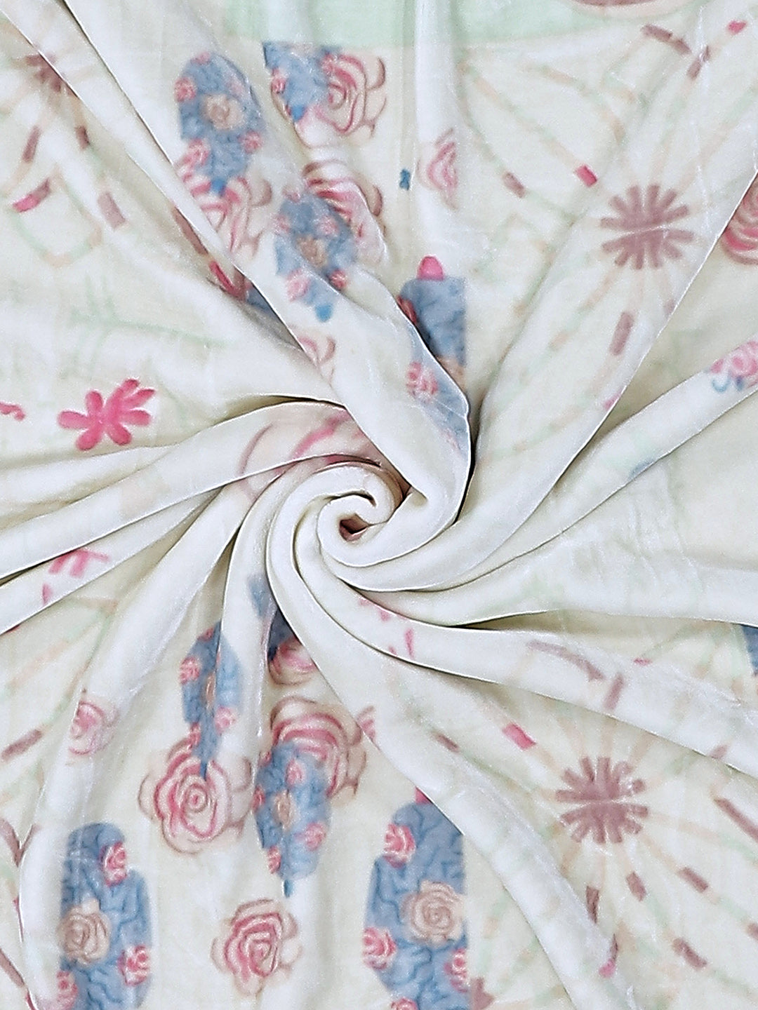Printed Single Bed 1051 GSM Blanket Bling 2 Ply (Weight 3.7 kg)