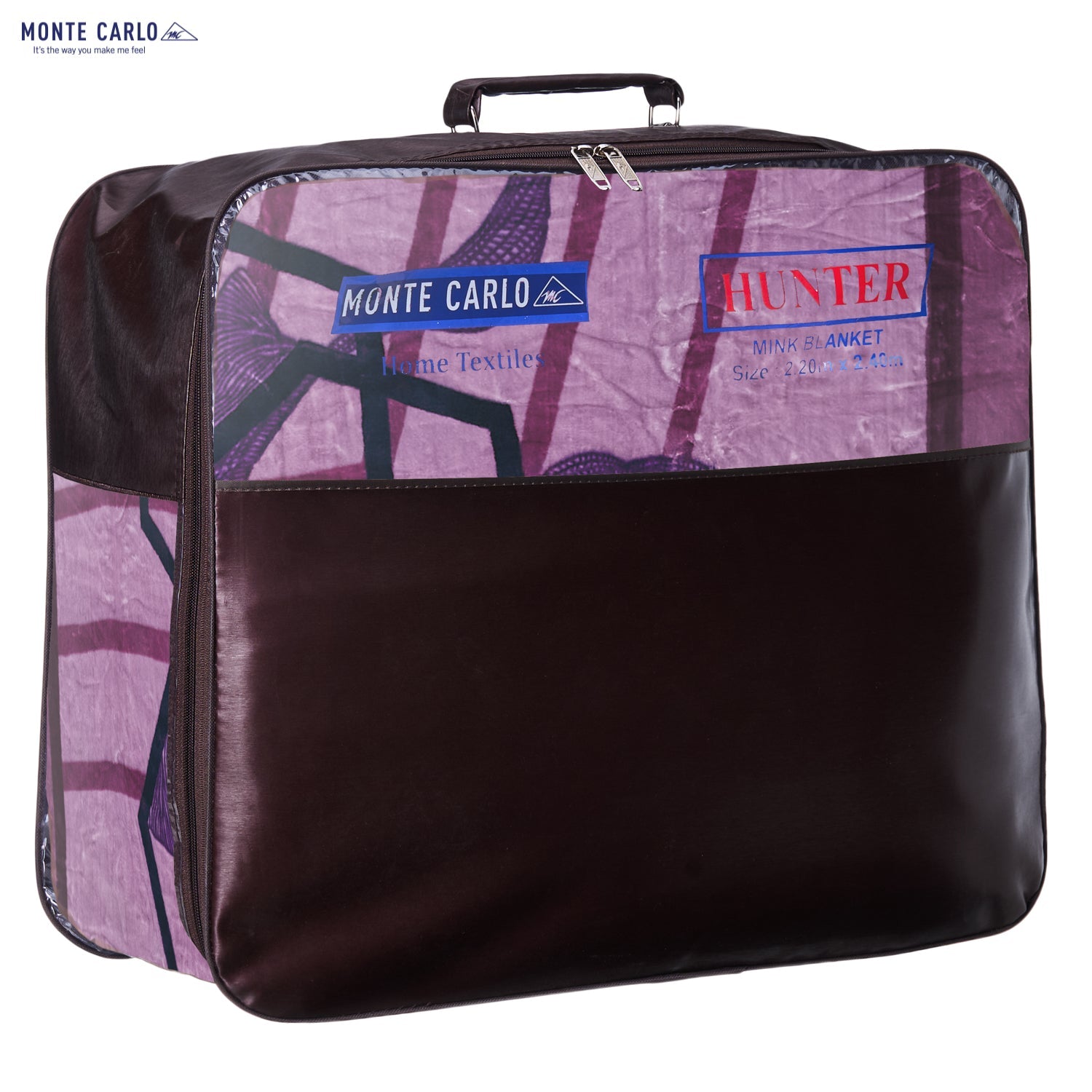 Printed Double Bed 947 GSM Blanket Hunter 2 Ply (Weight 5 kg)