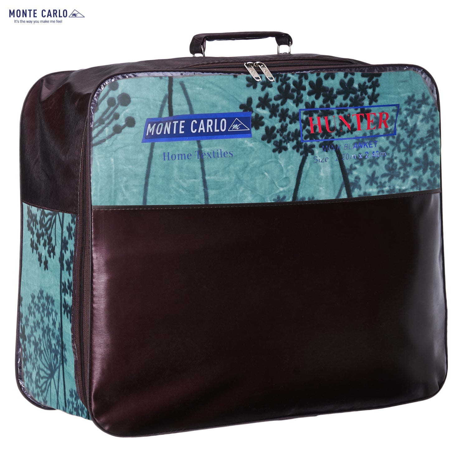 Printed Double Bed 947 GSM Blanket Hunter 2 Ply (Weight 5 kg)