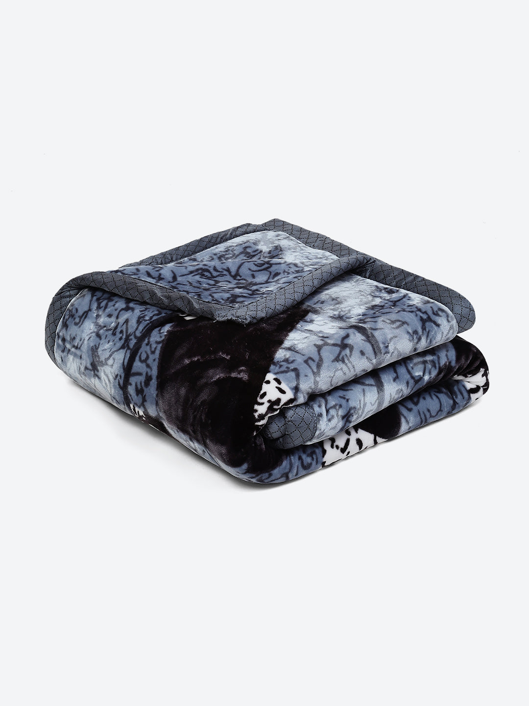 Printed Single Bed 994 GSM Blanket Joseph 2 Ply (Weight 3.5 kg)