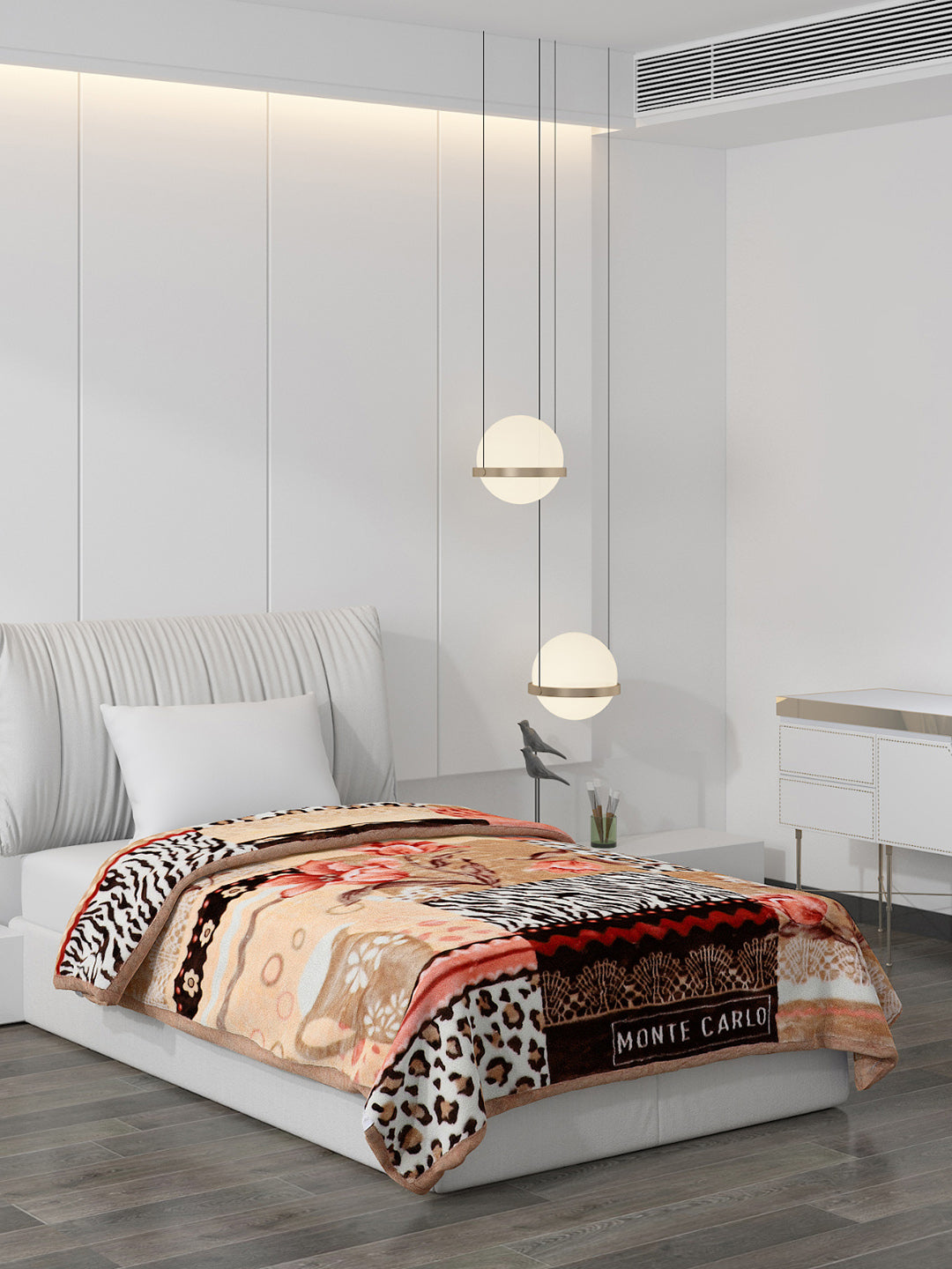 Printed Single Bed 852 GSM Blanket Knight Rider 2 Ply (Weight 3 kg)