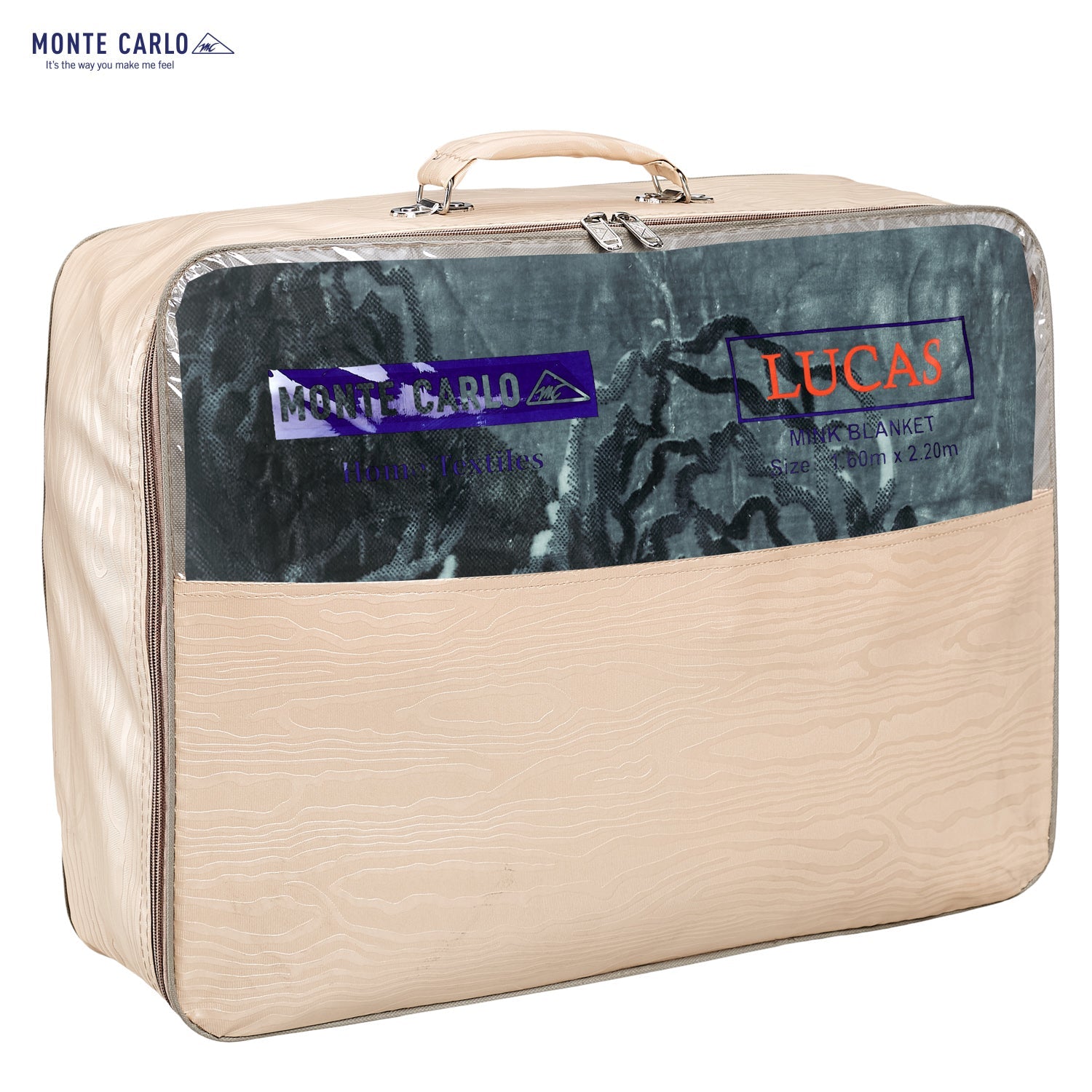 Printed Single Bed 1022 GSM Blanket Lucas 2 Ply (Weight 3.6 kg)