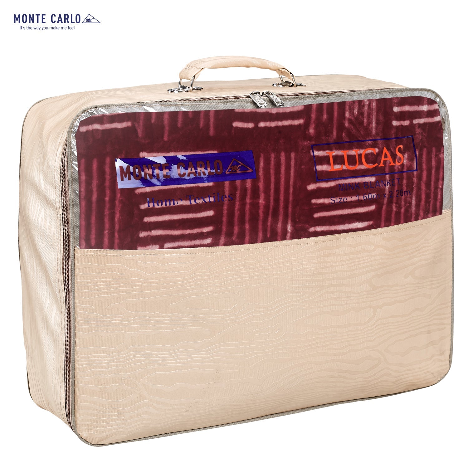 Printed Single Bed 1022 GSM Blanket Lucas 2 Ply (Weight 3.6 kg)