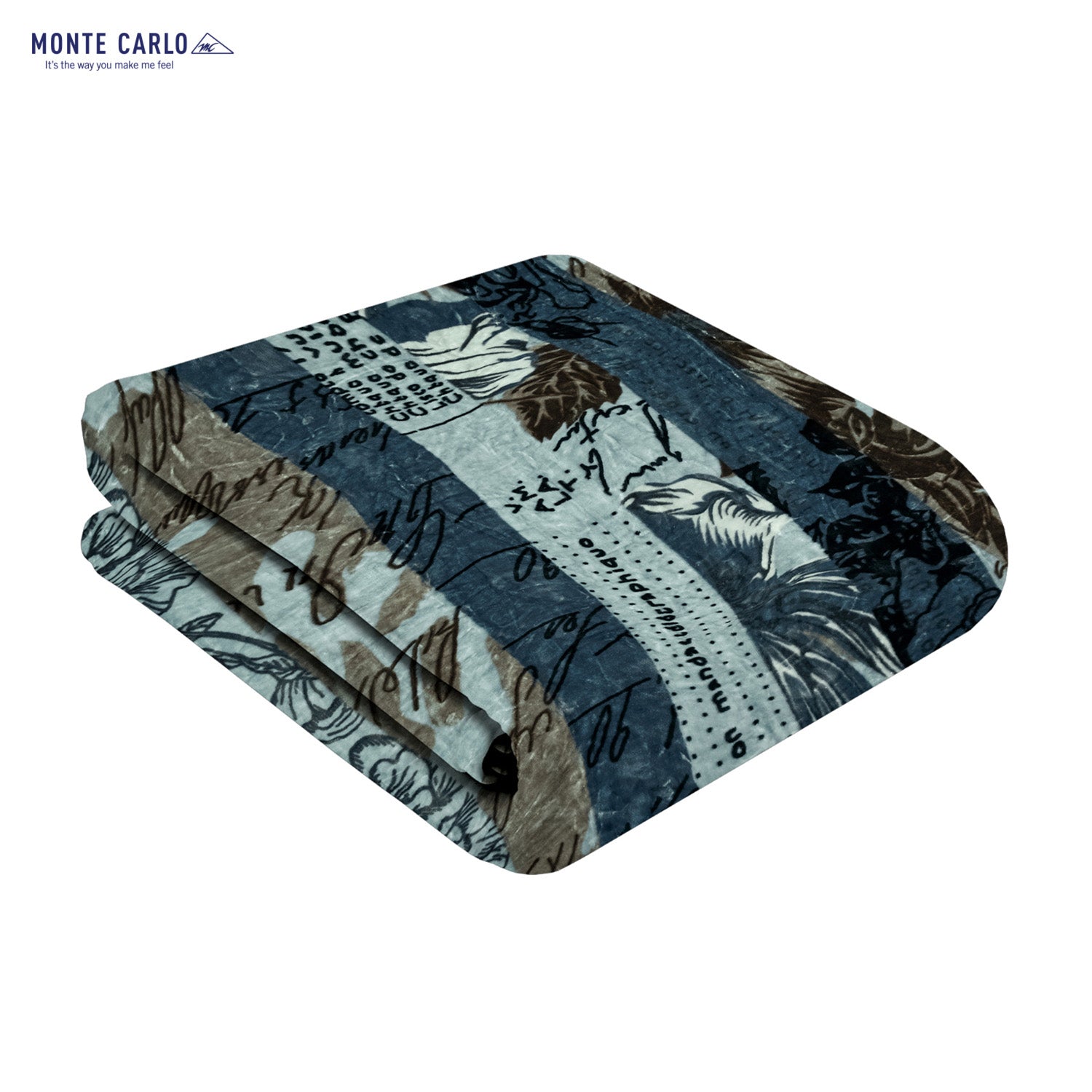 Printed Single Bed 1022 GSM Blanket Lucas 2 Ply (Weight 3.6 kg)