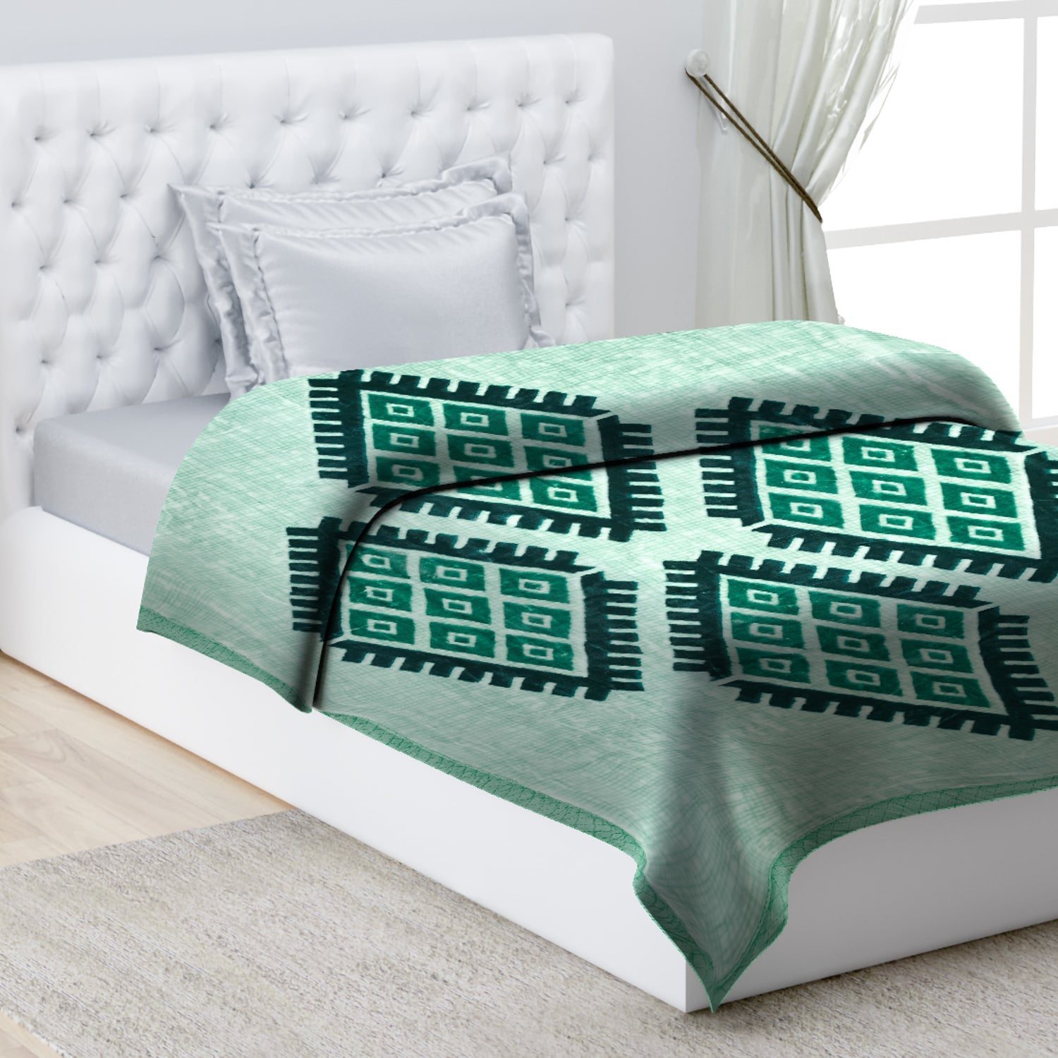 Printed Single Bed 1022 GSM Blanket Lucas 2 Ply (Weight 3.6 kg)