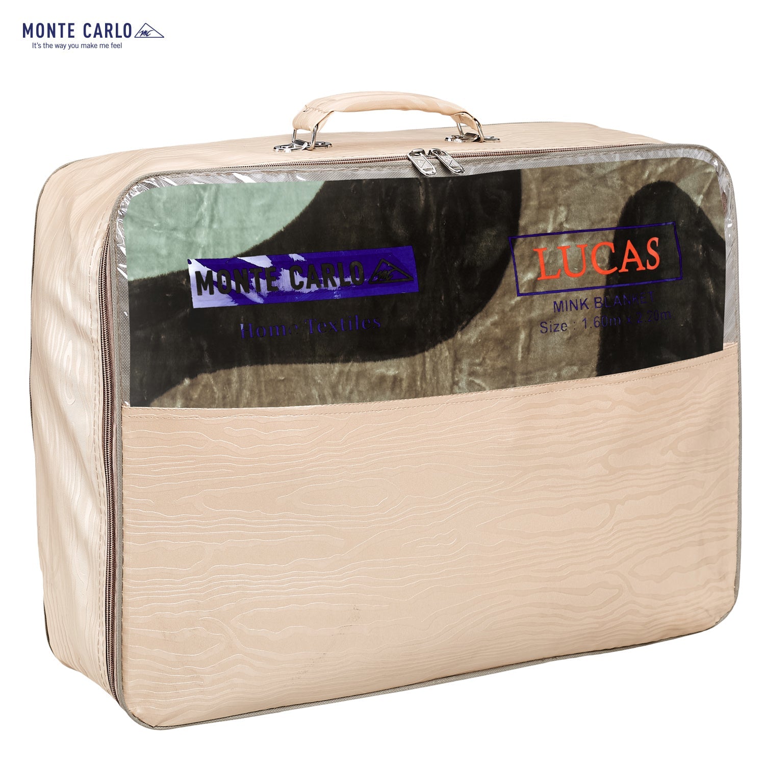 Printed Single Bed 1022 GSM Blanket Lucas 2 Ply (Weight 3.6 kg)