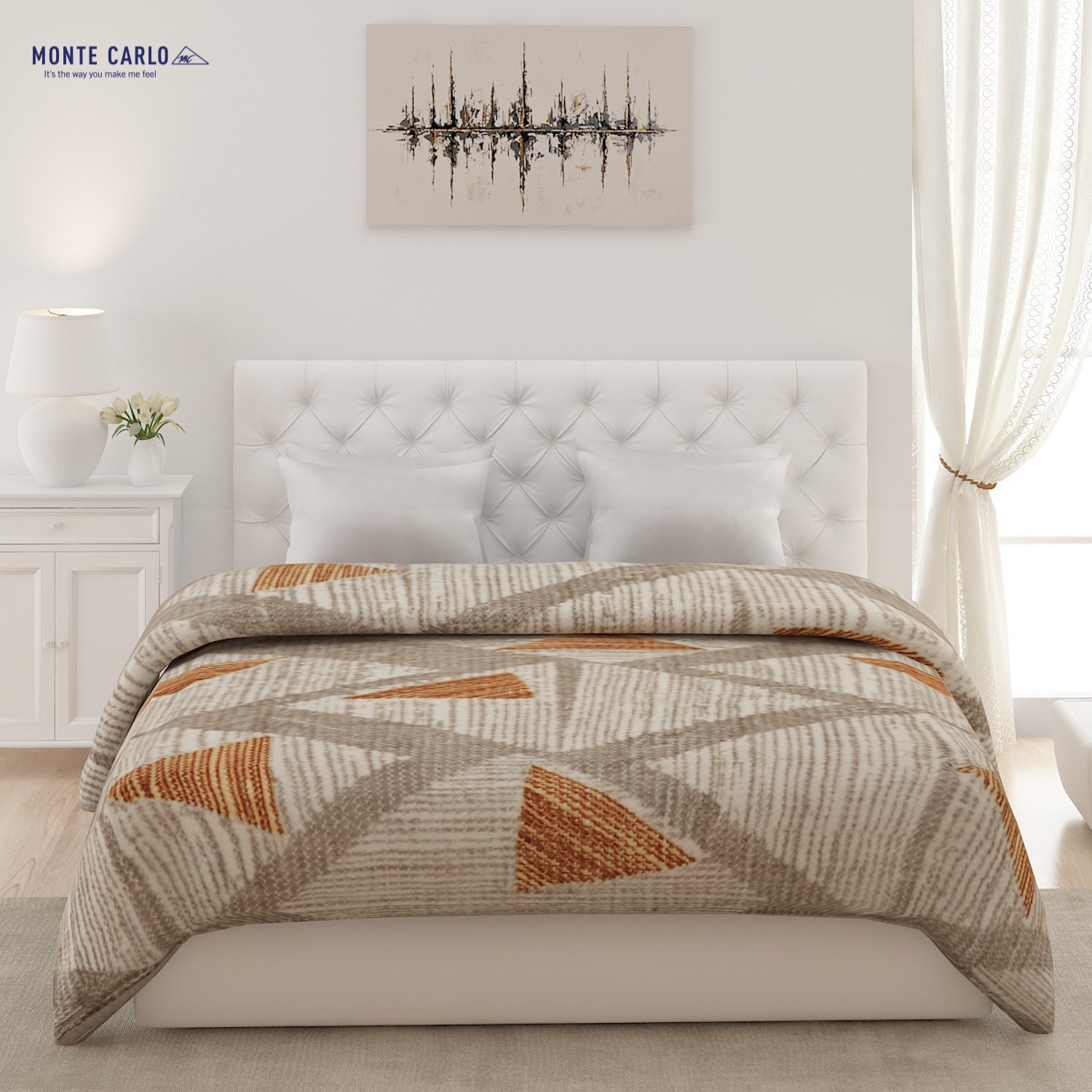 Printed Double Bed 757 GSM Blanket Pride 2 Ply (Weight 4 kg)