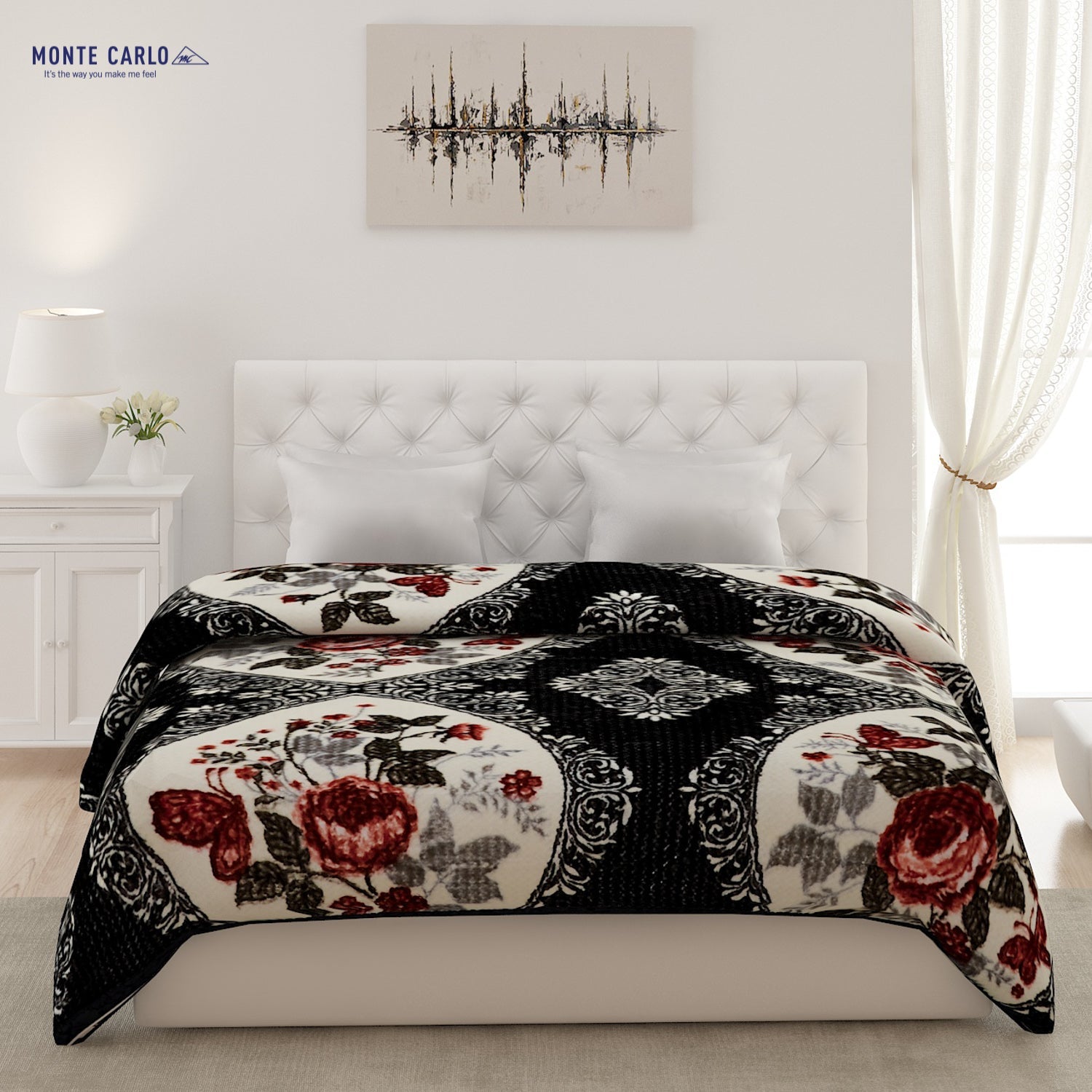 Printed Double Bed 757 GSM Blanket Pride 2 Ply (Weight 4 kg)