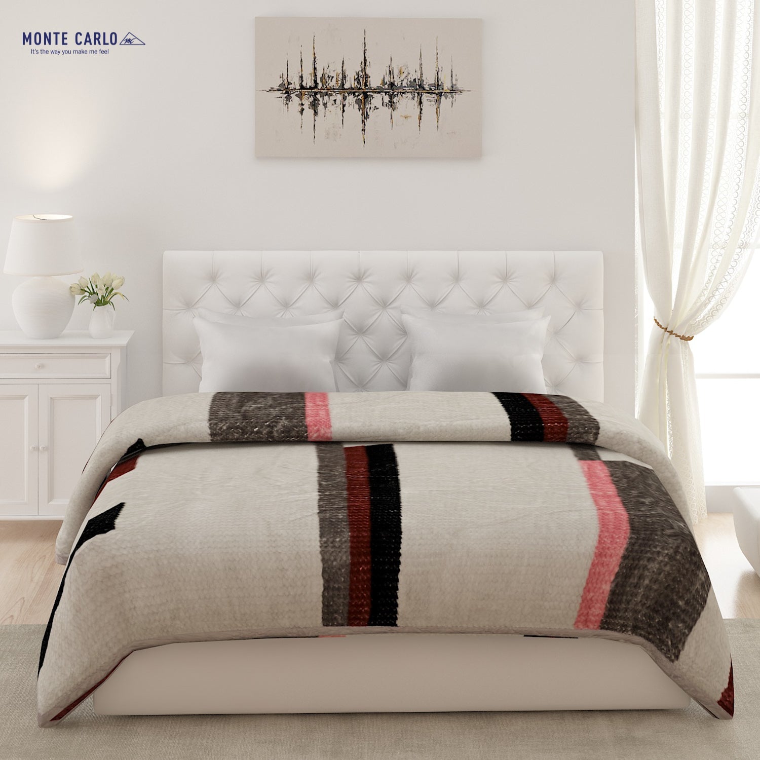 Printed Double Bed 757 GSM Blanket Pride 2 Ply (Weight 4 kg)
