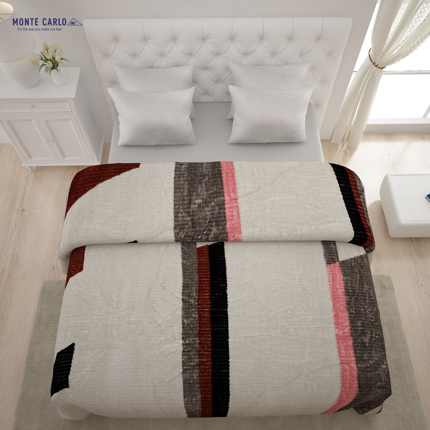 Printed Double Bed 757 GSM Blanket Pride 2 Ply (Weight 4 kg)