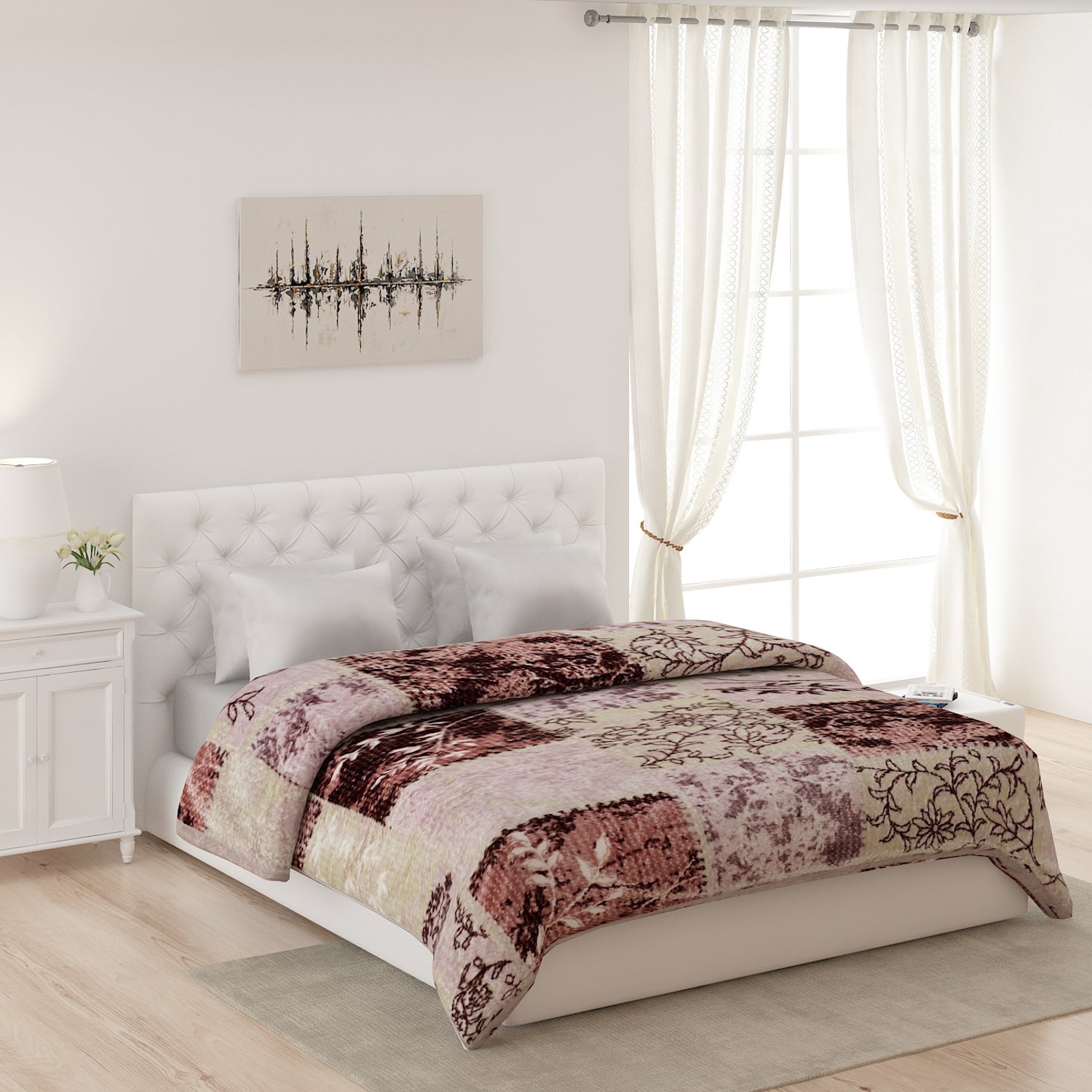 Printed Double Bed 757 GSM Blanket Pride 2 Ply (Weight 4 kg)