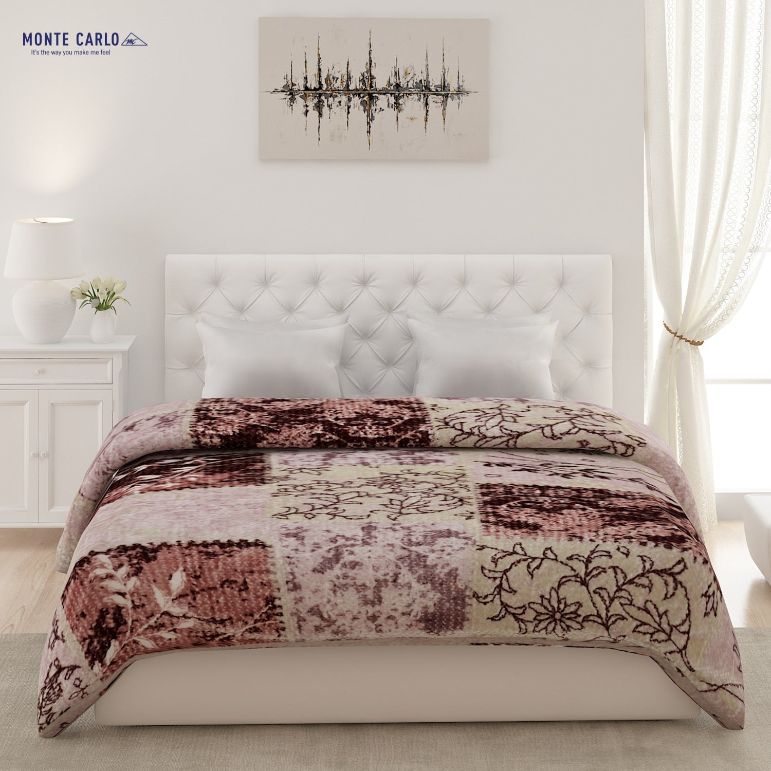 Printed Double Bed 757 GSM Blanket Pride 2 Ply (Weight 4 kg)
