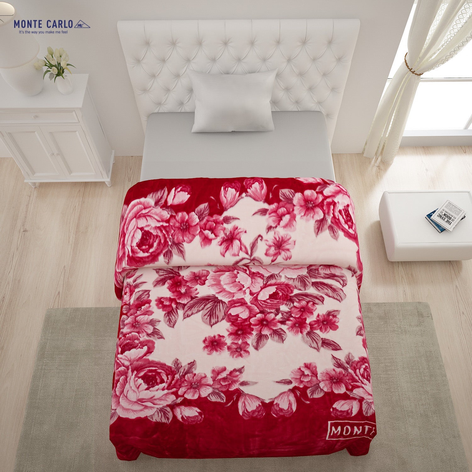 Printed Single Bed 852 GSM Blanket Shagun 2 Ply (Weight 3 kg)