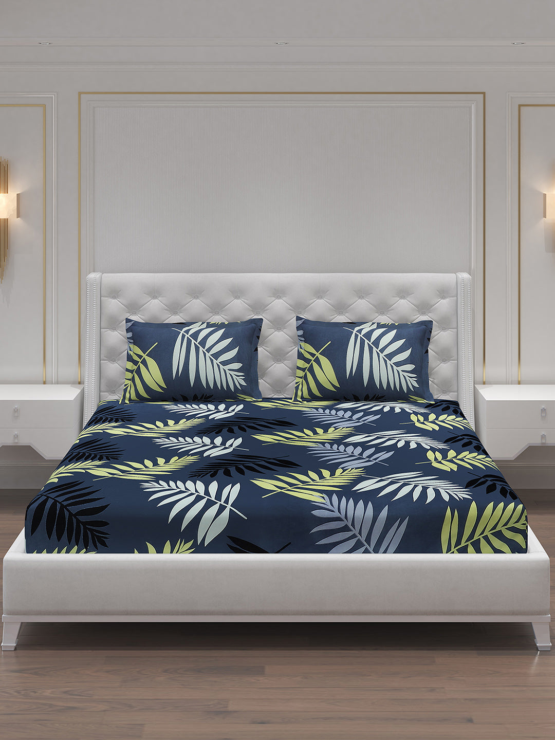 MOCA by Monte Carlo 120 GSM Microfibre Double Bedsheet with 2 Pillow Covers