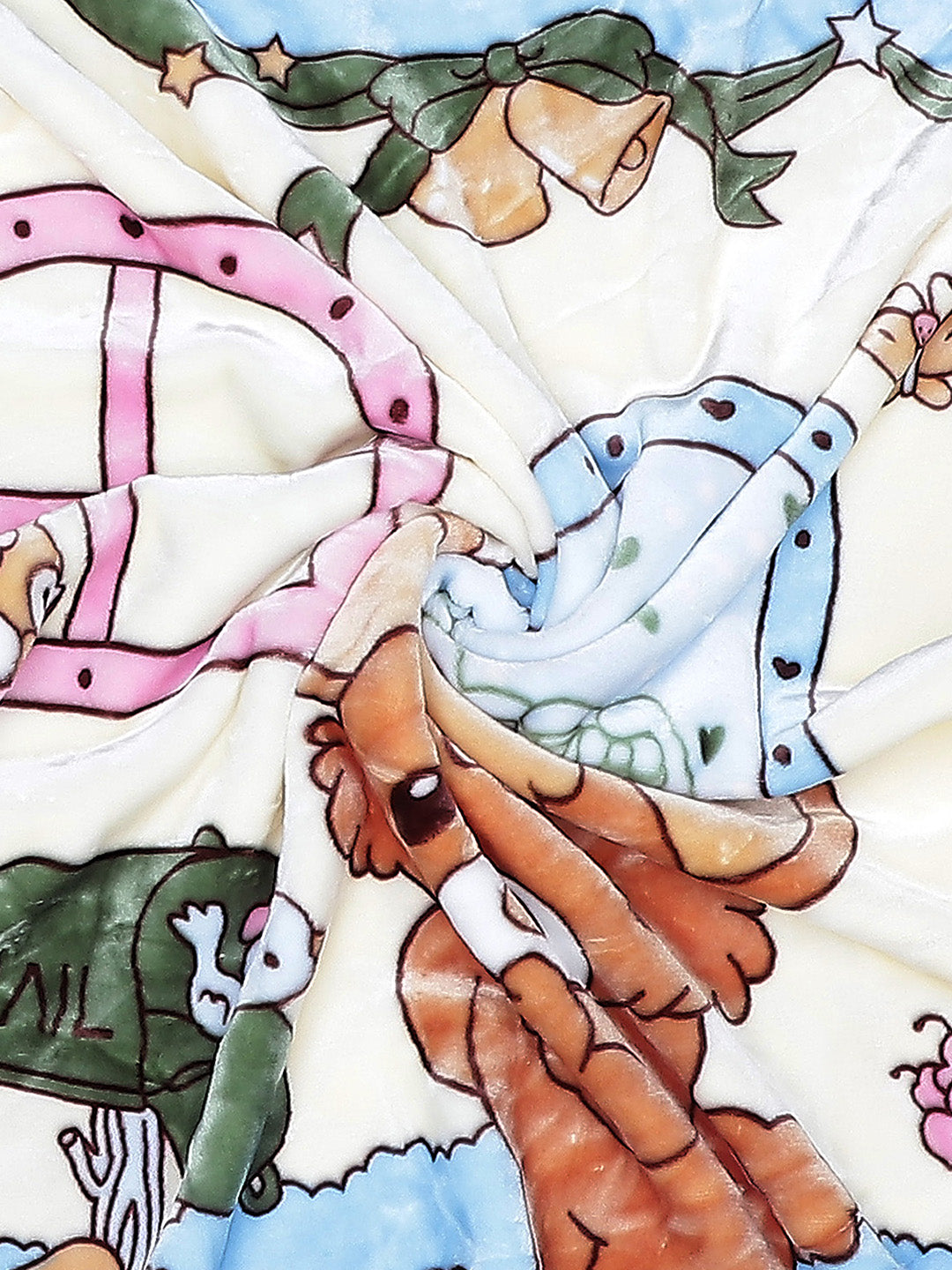 Printed Baby Blanket 2 Ply, 550 GSM, Weight 0.5 kg (Donald)