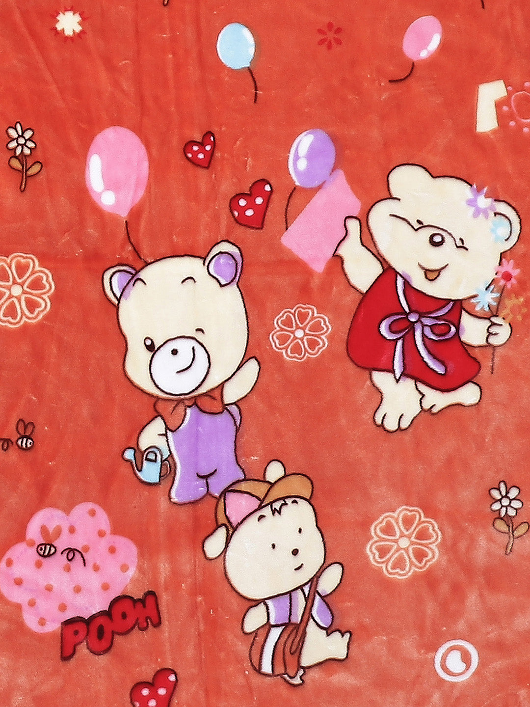 Printed Baby Blanket 2 Ply, 550 GSM, Weight 0.5 kg (Donald)