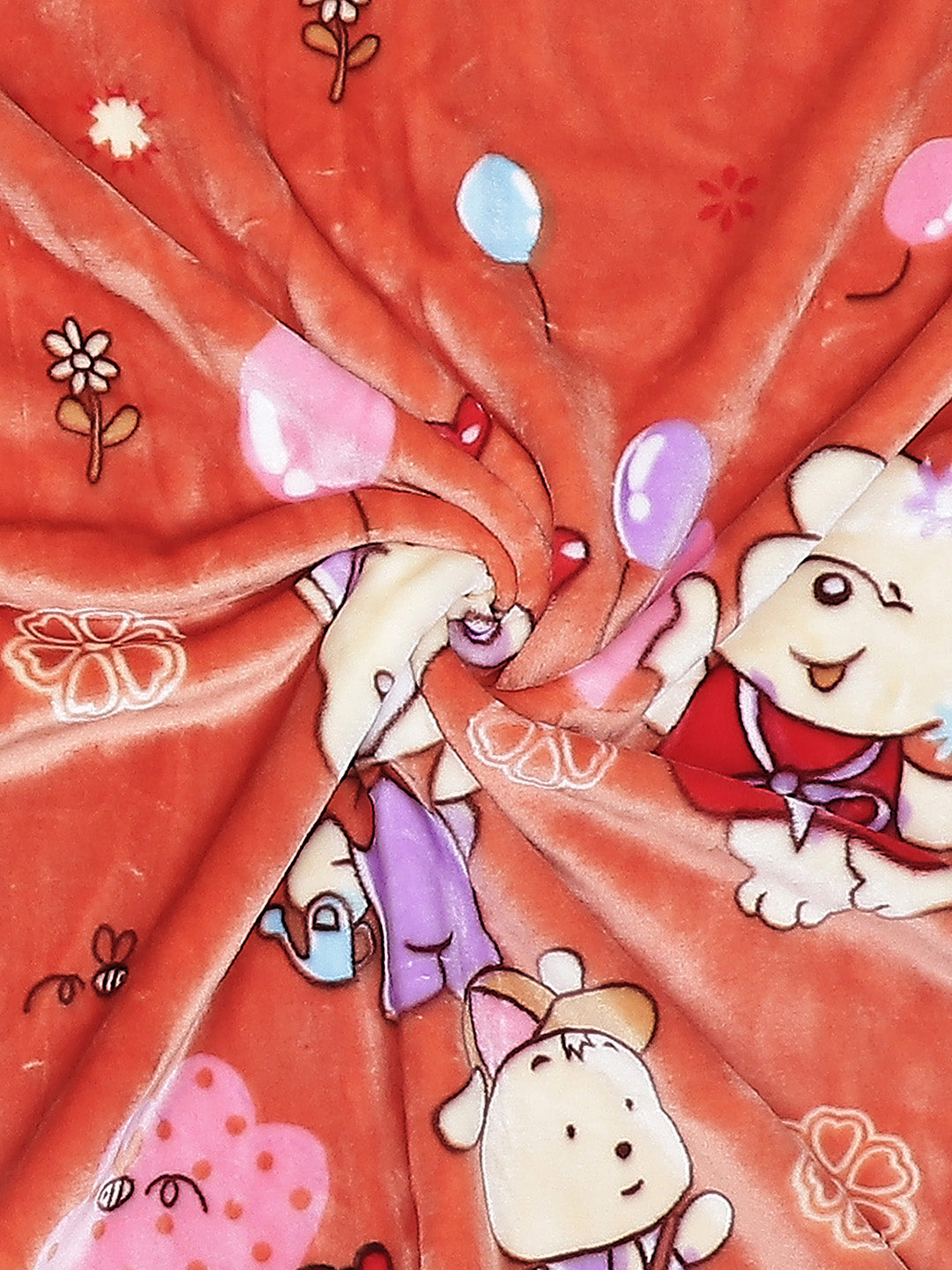Printed Baby Blanket 2 Ply, 550 GSM, Weight 0.5 kg (Donald)