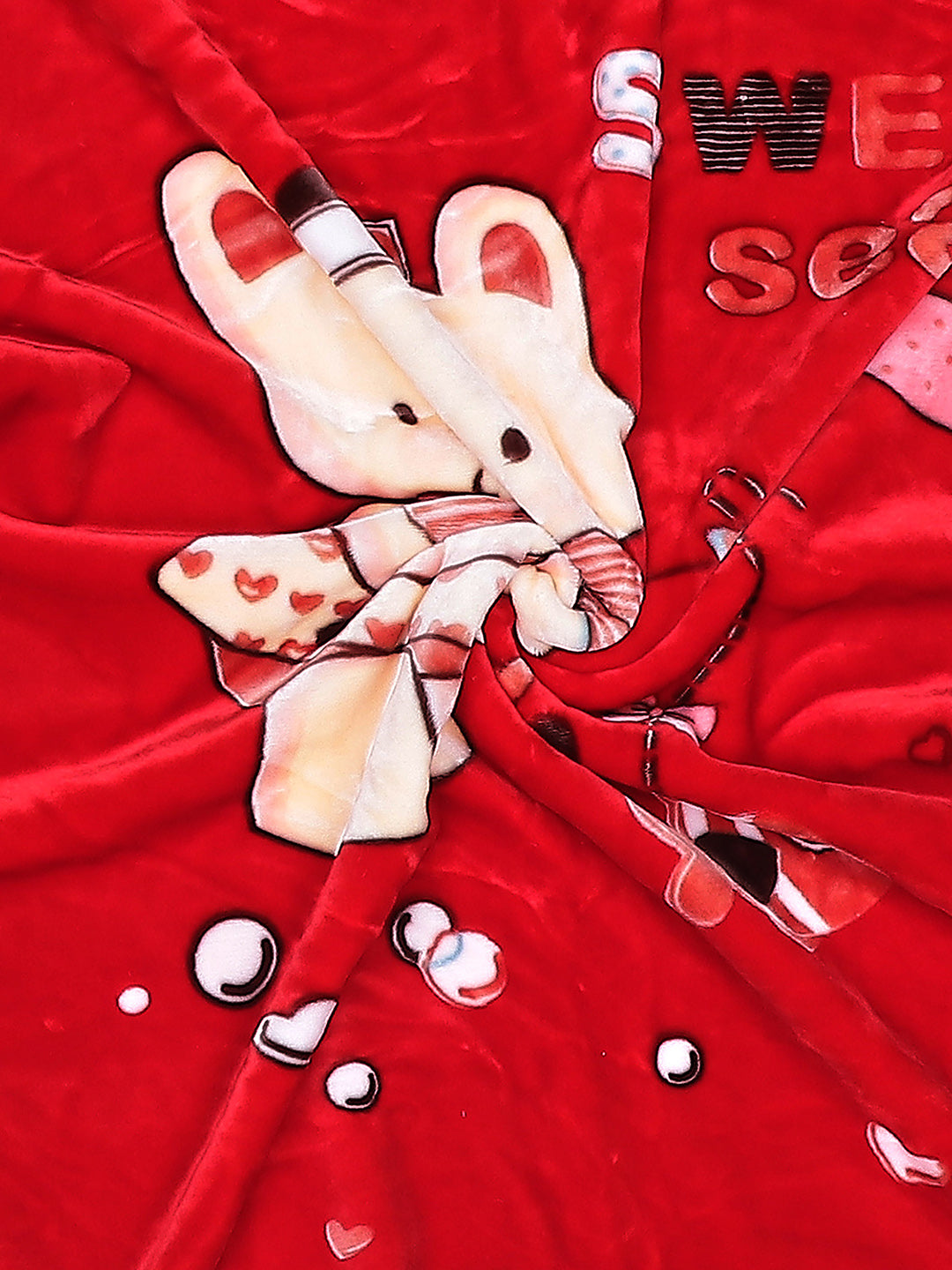Printed Baby Blanket 2 Ply, 550 GSM, Weight 0.5 kg (Donald)