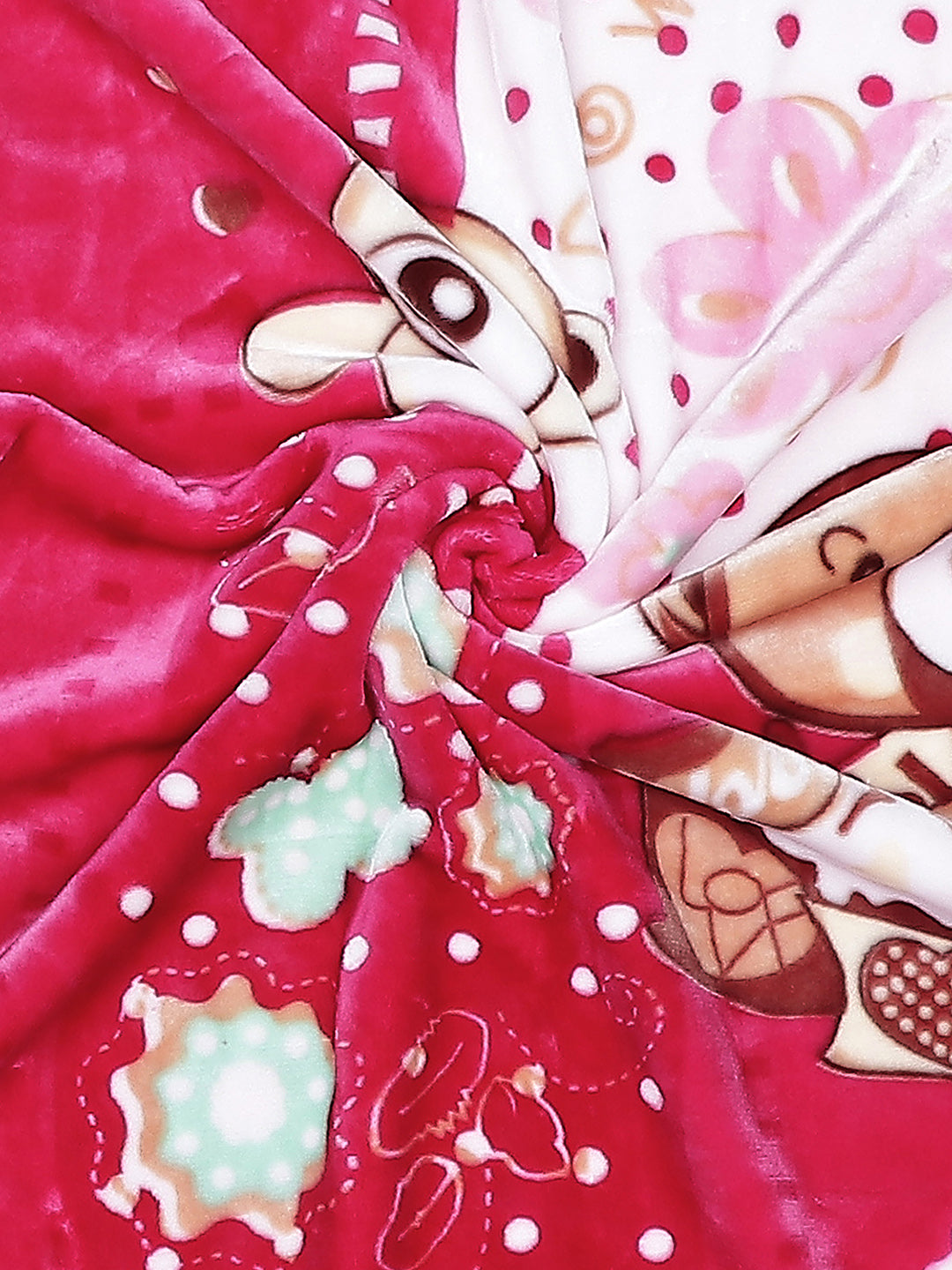 Printed Baby Blanket 2 Ply, 550 GSM, Weight 0.5 kg (Donald)