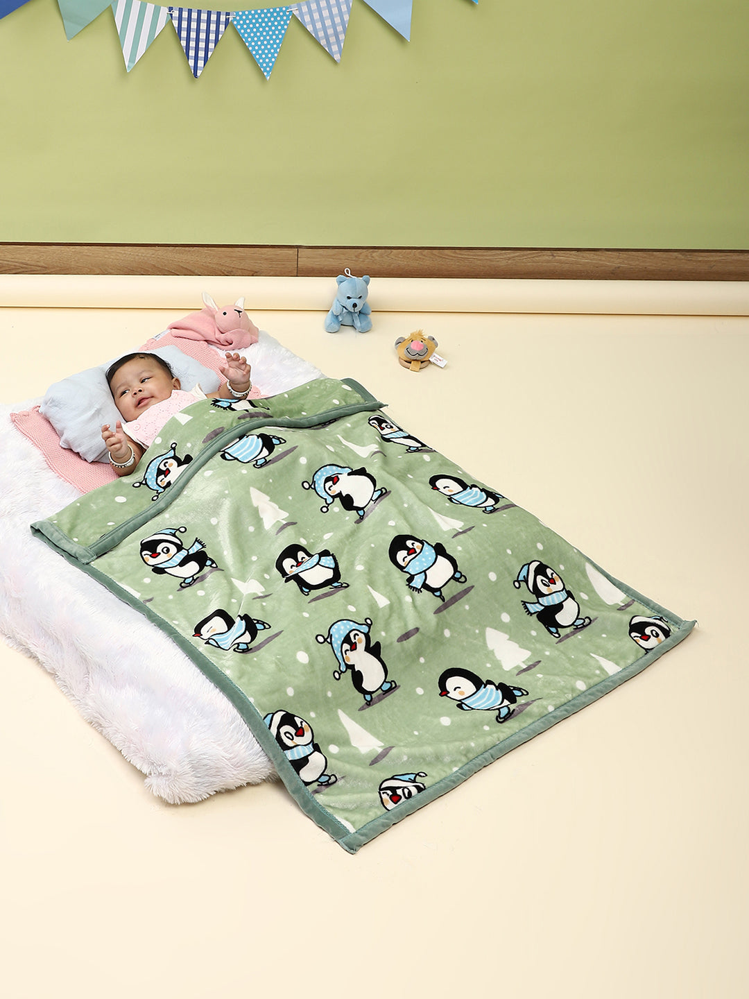 Printed Baby Blanket for Mild Winter -2 Ply