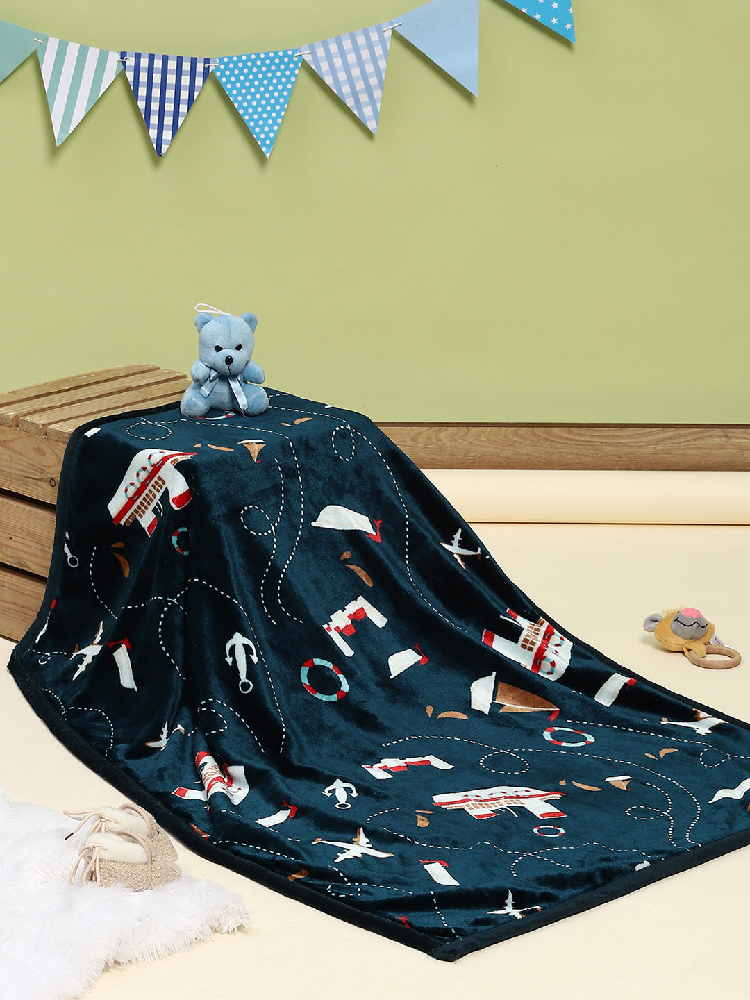 Printed Baby Blanket for Mild Winter -2 Ply