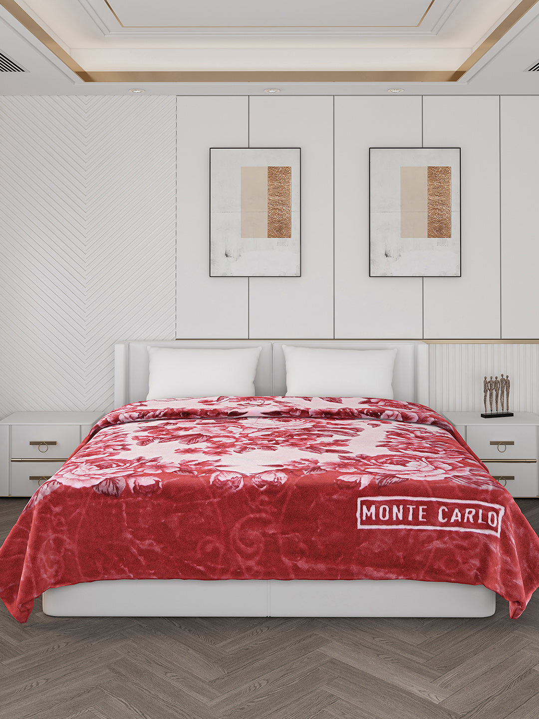 Printed Double Bed 757 GSM Blanket Alexander 2 Ply (Weight 4 kg)
